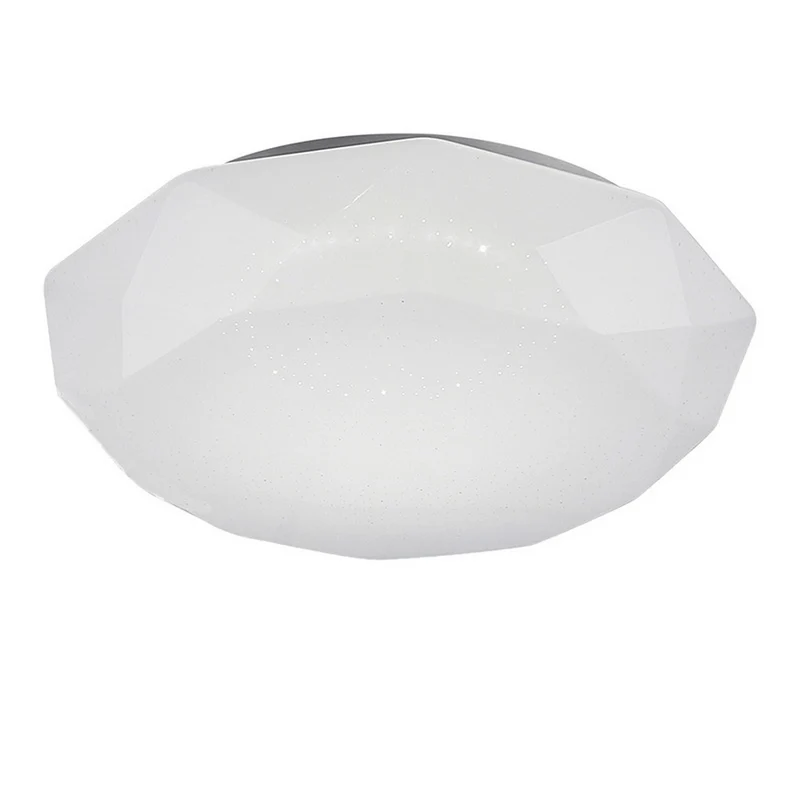 Plafón Mantra Diamante ii LED acero blanco 5000 IP20 Ø51,5cm 5970
