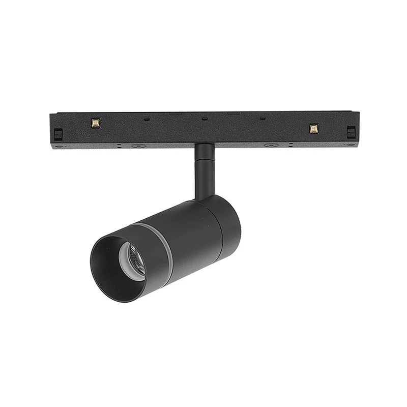 Luminaria Mantra Magneto LED aluminio negro 2700 regulable IP20 12cm 9071