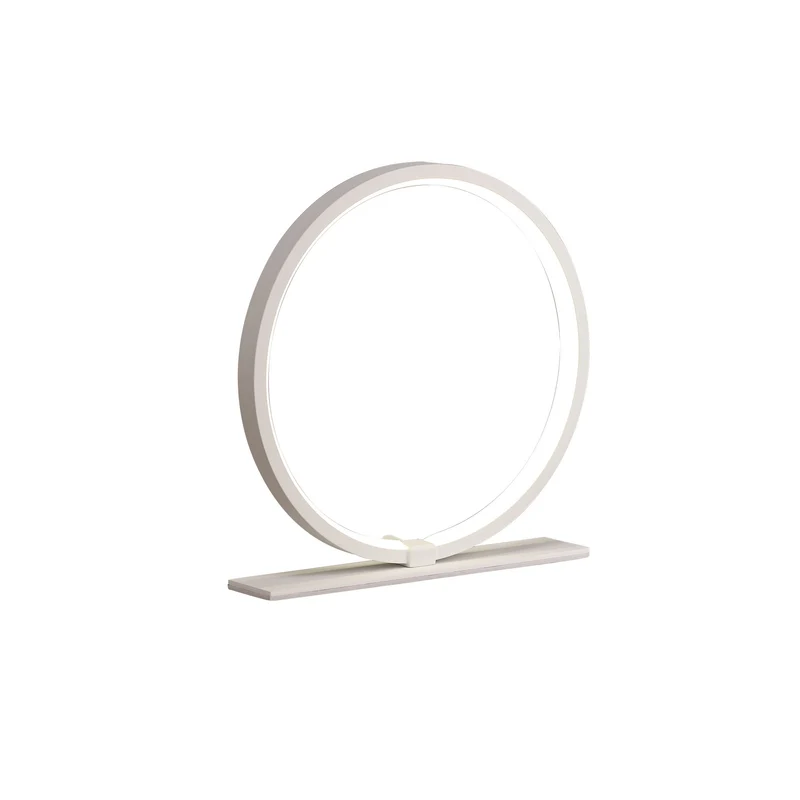 Lámpara de sobremesa Mantra Kitesurf LED aluminio blanco 3000 IP20 Ø19,3cm 8598