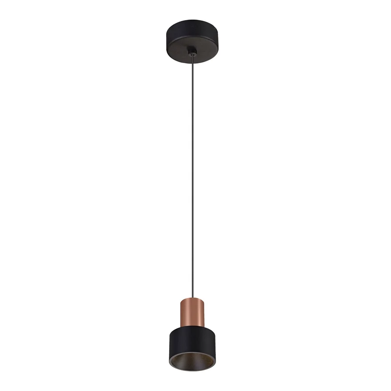 Lámpara de techo Mantra Gruissan LED aluminio negro 3000 IP20 Ø6,5cm 8467
