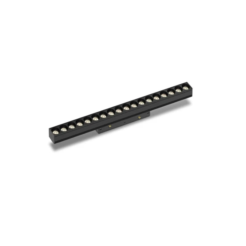Empotrable Mantra Magneto LED aluminio negro 3000 regulable IP20 4,27cm 8338