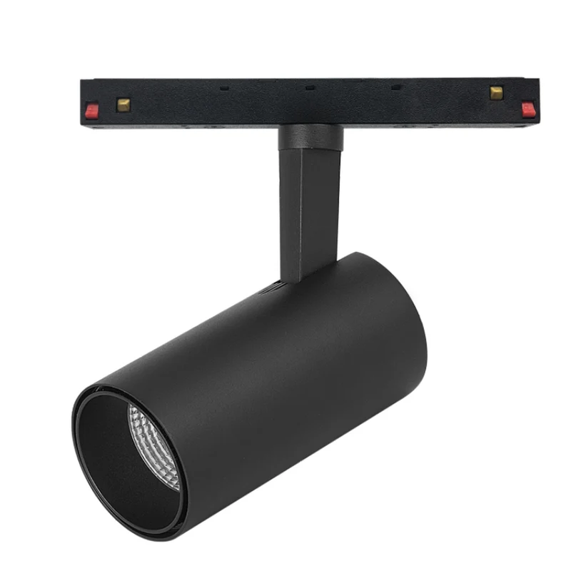 Empotrable Mantra Magneto LED aluminio negro 3000 IP20 Ø6,5cm 8317