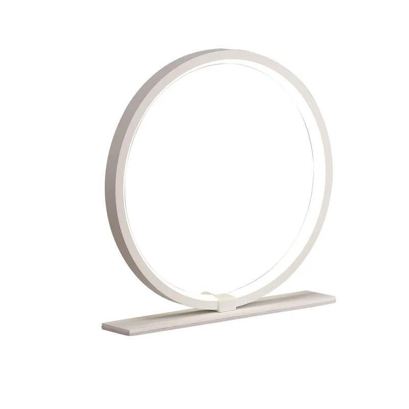 Lámpara de sobremesa Mantra Kitesurf LED aluminio blanco 3000 IP20 Ø25,7cm 8599