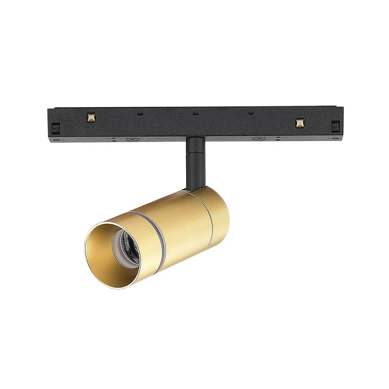 Luminaria Mantra Magneto LED aluminio dorado 2700 regulable IP20 12cm 9073