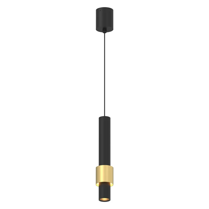 Lámpara de techo Mantra Clifton LED aluminio negro 3000 IP20 Ø5,8cm 8565
