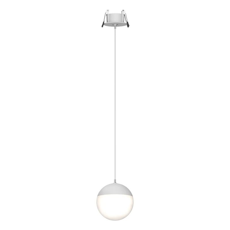 Lámpara de techo Mantra Kilda grande LED aluminio blanco 3000 IP20 Ø9,5cm 8435