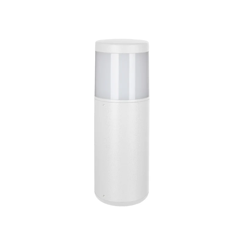 Baliza de exterior Mantra Chicago aluminio blanco IP65 Ø12cm 8845