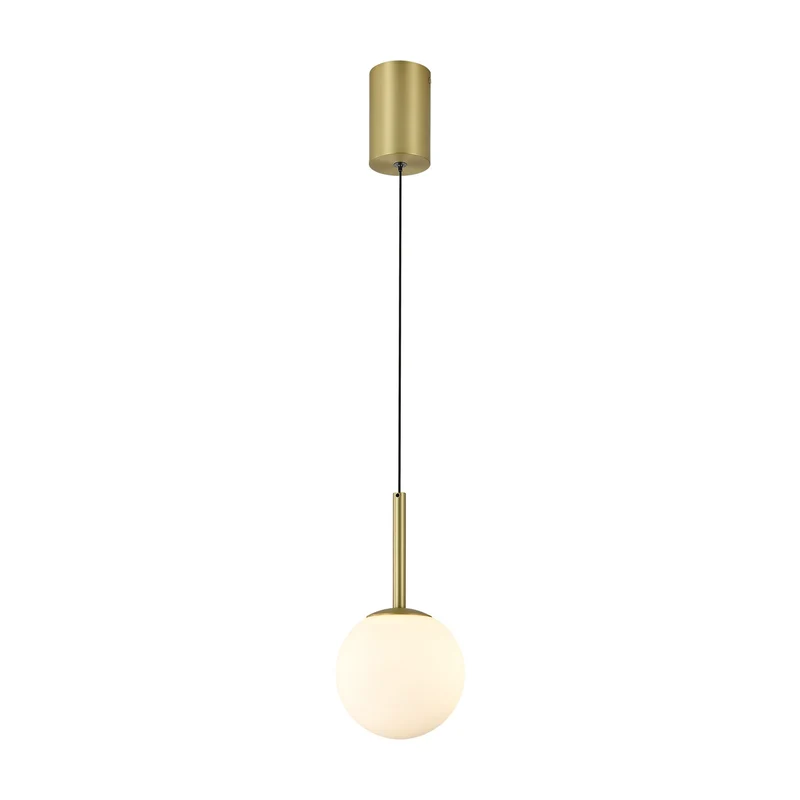 Lámpara de techo Mantra Puebla LED aluminio dorado 3000 IP20 Ø12,5cm 8888