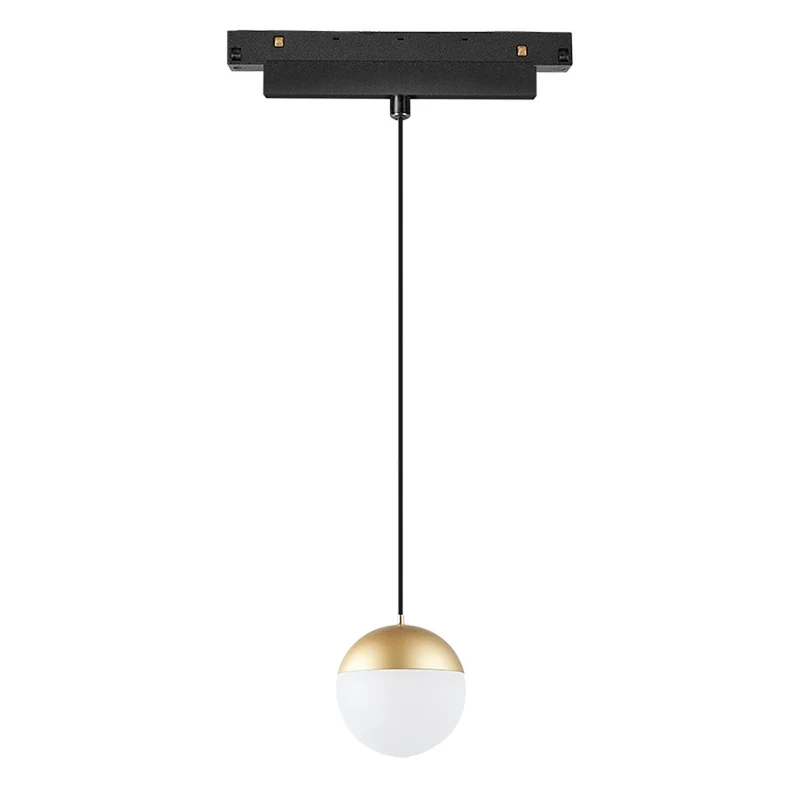 Empotrable Mantra Magneto LED aluminio dorado 3000 regulable IP20 Ø9,5cm 8444