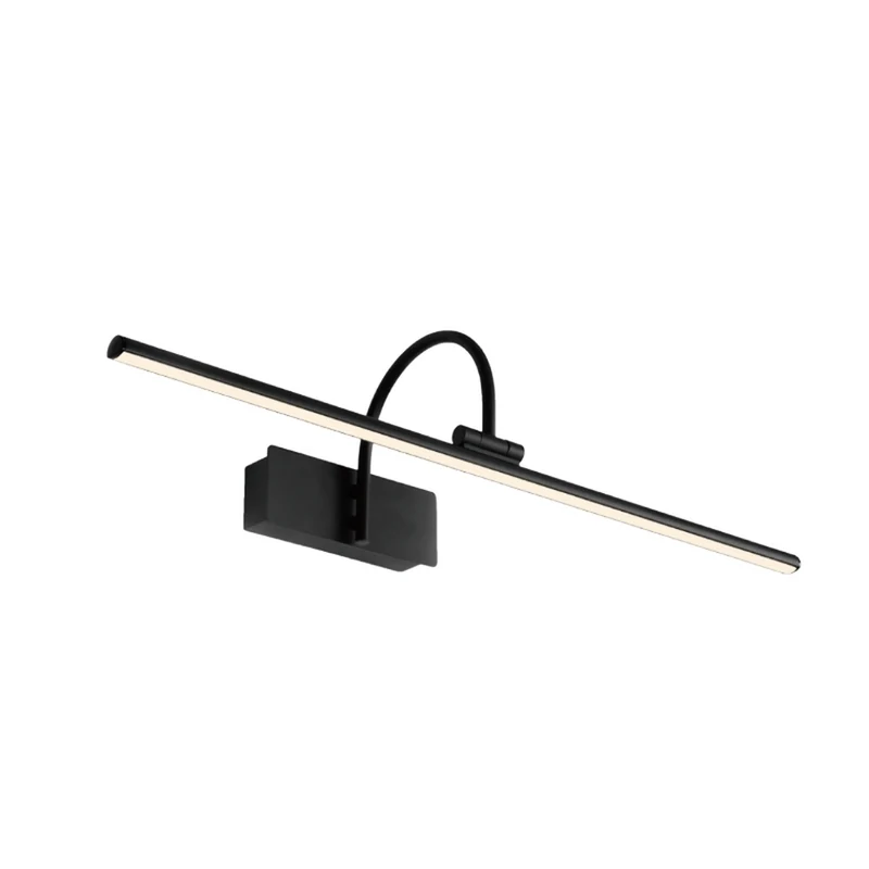 Aplique Mantra Paracuru LED aluminio negro 3000 IP20 14,5cm 8916