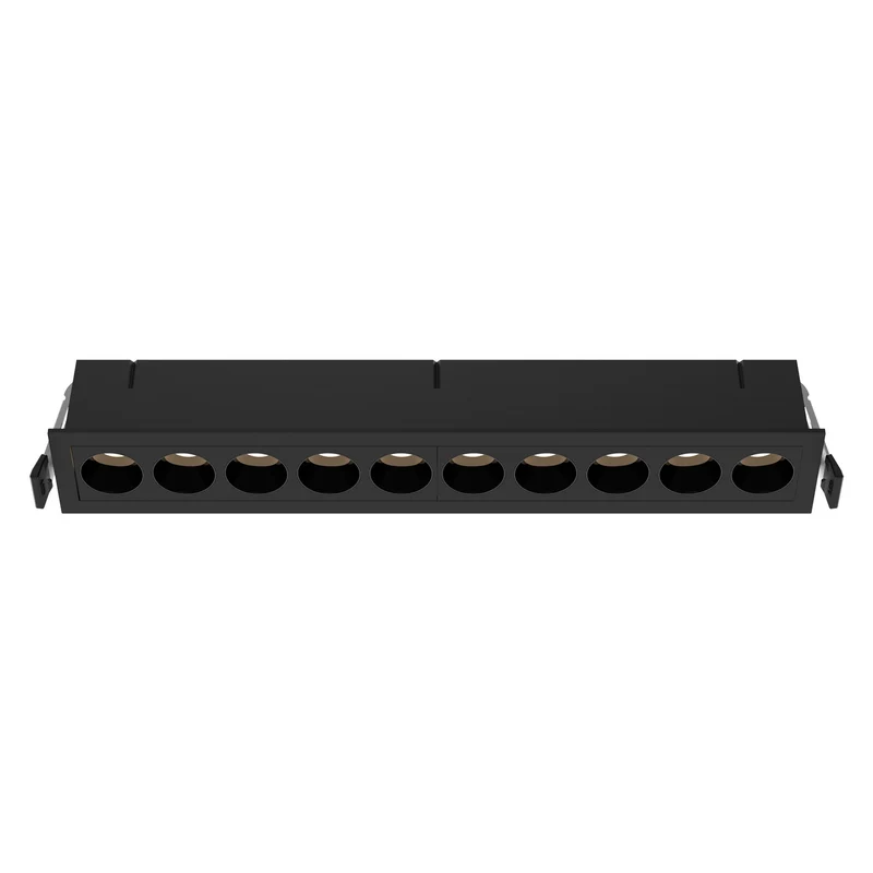 Empotrable Mantra Blau LED aluminio negro 3000 IP20 4,2cm 9135