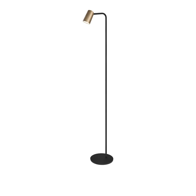 Lámpara de pie Mantra Sal aluminio dorado IP20 123,5cm 8493