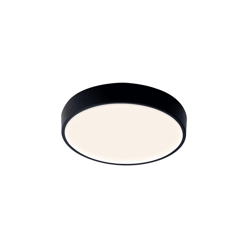 Plafón Mantra Cumbuco ii LED aluminio negro 2700-3300-4000 IP20 Ø38cm 8836