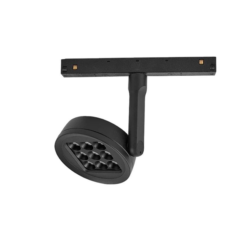 Empotrable Mantra Magneto LED aluminio negro 3000 IP20 Ø10,5cm 8326