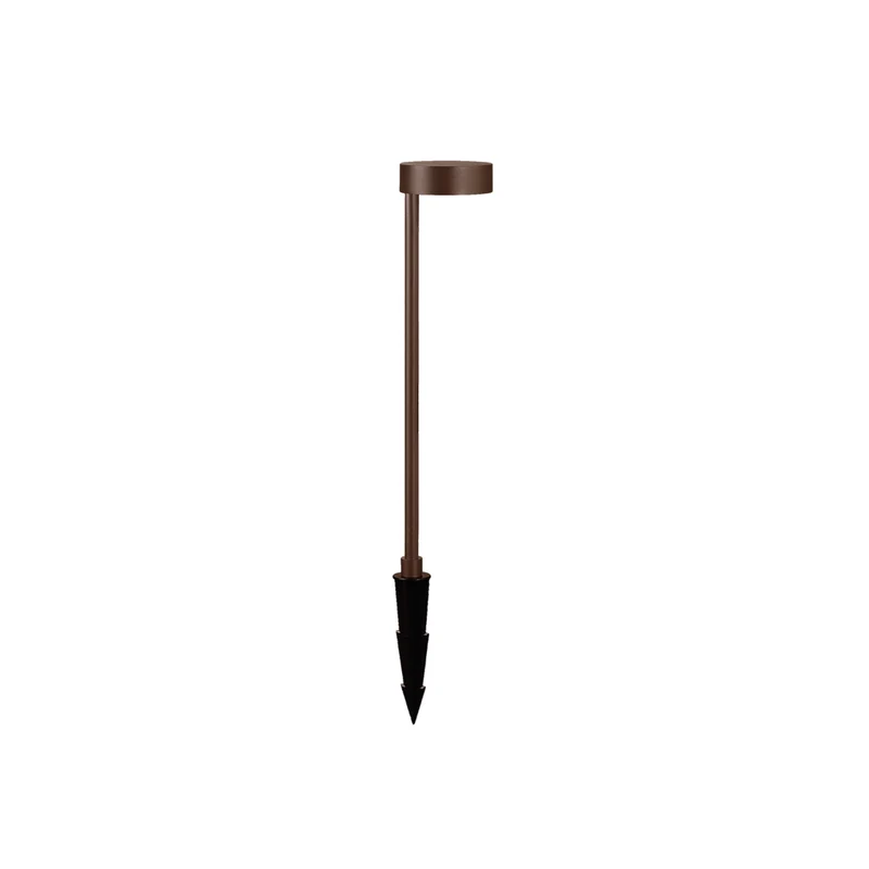 Baliza de exterior Mantra Nagano LED aluminio marrón 3000 IP65 Ø12cm 8479
