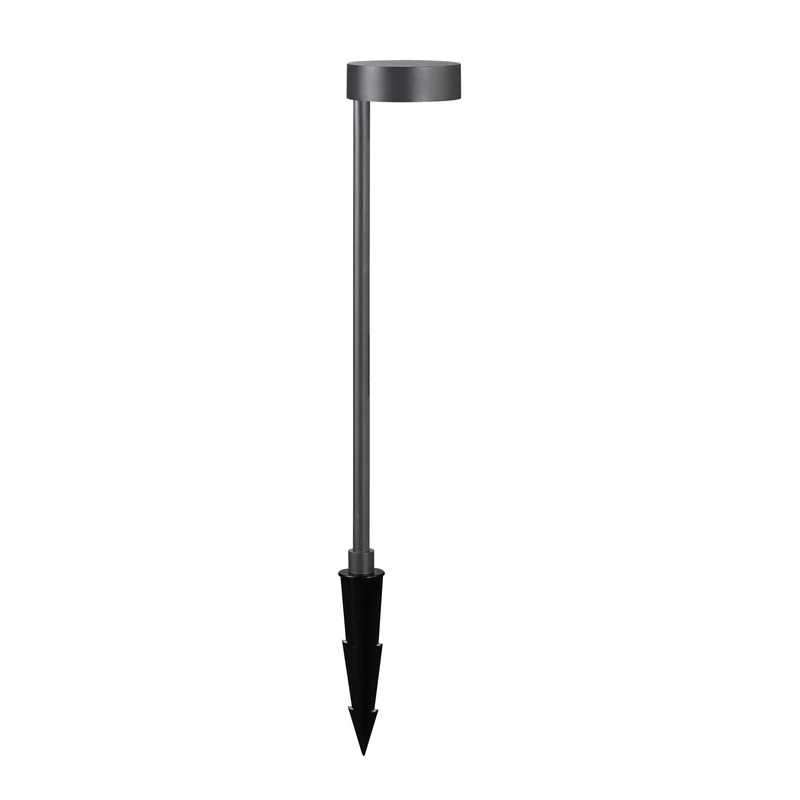 Baliza de exterior Mantra Nagano LED aluminio negro 3000 IP65 Ø12cm 8478