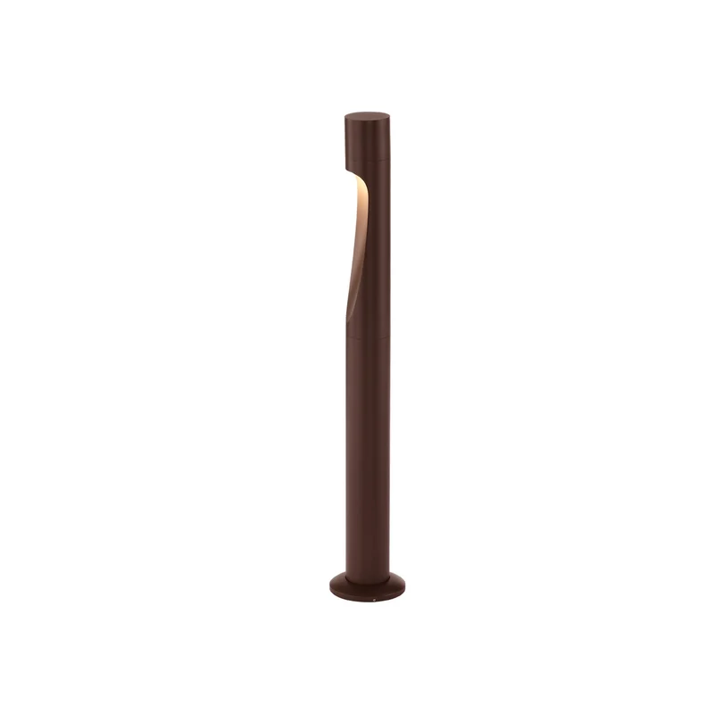 Baliza de exterior Mantra Aran LED aluminio marrón 3000 IP65 Ø9,5cm 9284