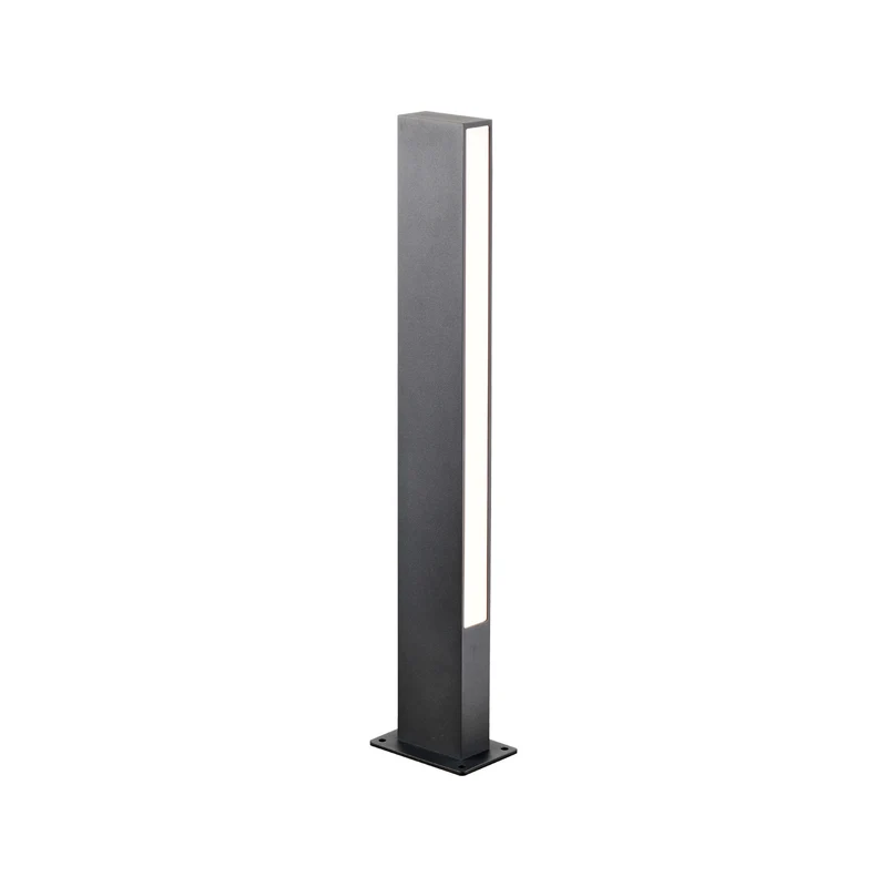 Baliza de exterior Mantra Lotus LED aluminio gris oscuro 3000 IP65 Ø8cm 9160