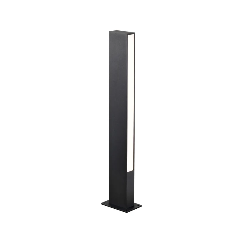 Baliza de exterior Mantra Lotus LED aluminio negro 3000 IP65 Ø8cm 9158