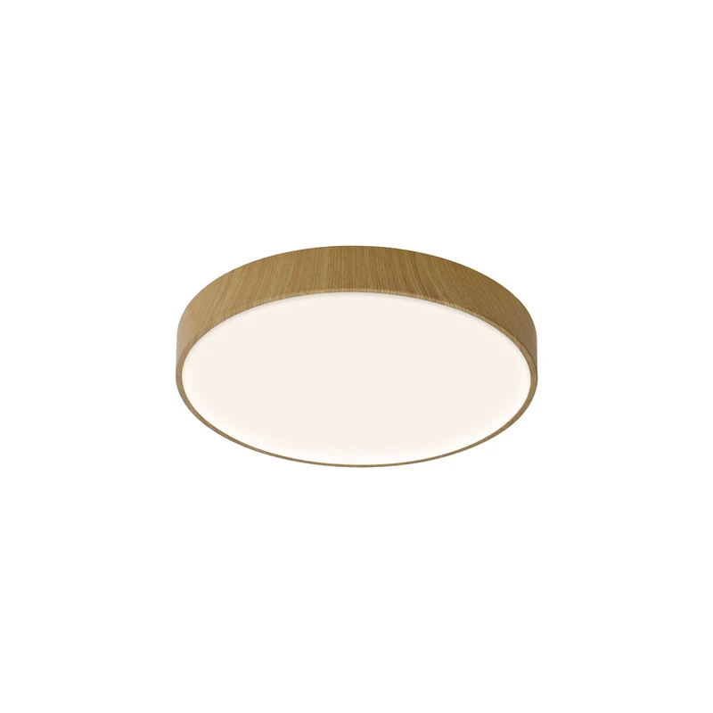 Plafón Mantra Cumbuco ii LED aluminio madera 2700-3300-4000 IP20 Ø38cm 8837