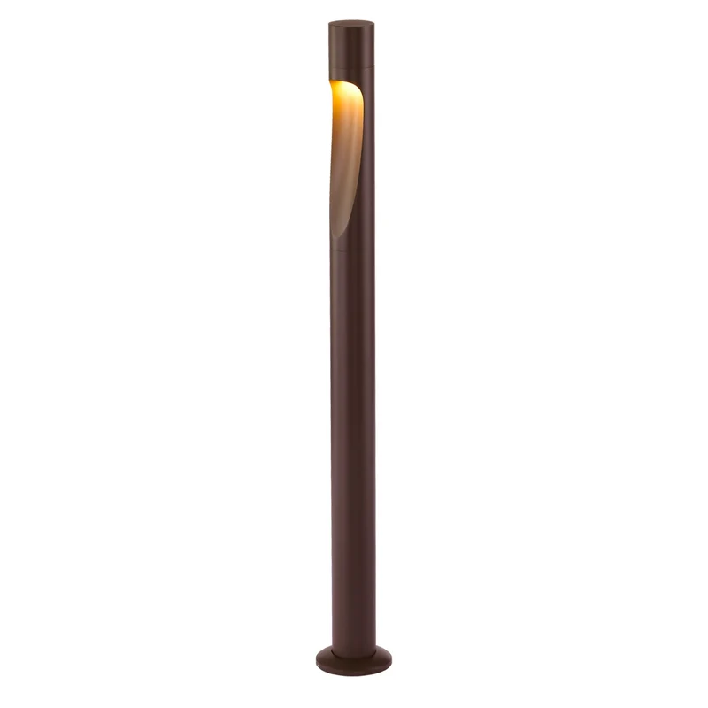 Baliza de exterior Mantra Aran LED aluminio marrón 3000 IP65 Ø9,5cm 9286