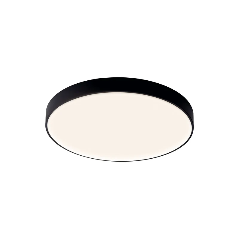 Plafón Mantra Cumbuco ii LED aluminio negro 2700-3300-4000 IP20 Ø50cm 8839
