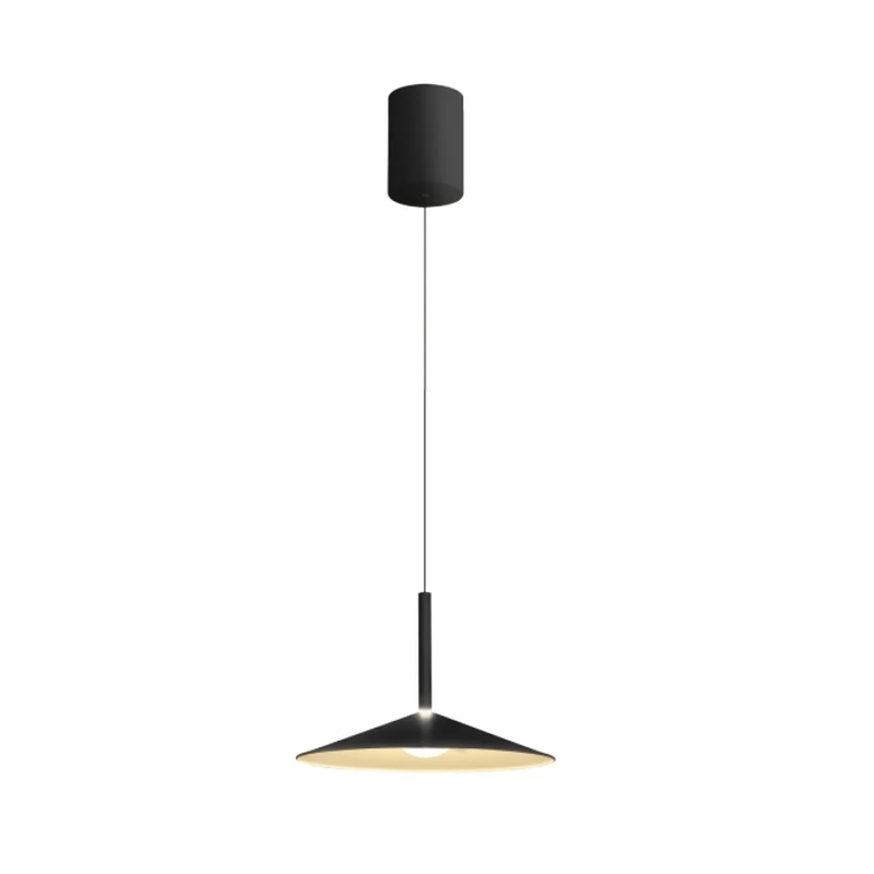 Lámpara de techo Mantra Calice grande LED aluminio negro 3000 IP20 Ø32cm 7895