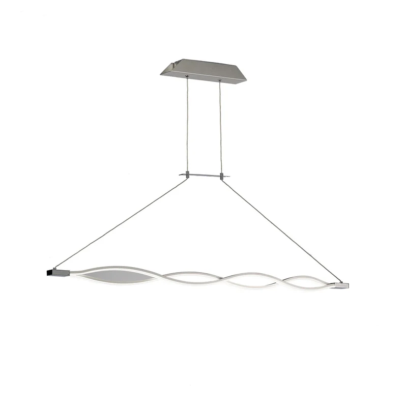 Lámpara de techo Mantra Sahara LED aluminio gris oscuro 3000 IP20 4860