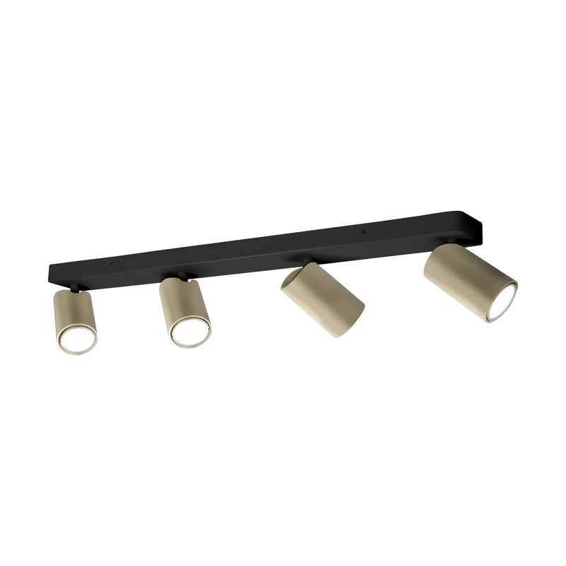 Luminaria Mantra Sal 4 luces aluminio dorado IP20 12,8cm 8487