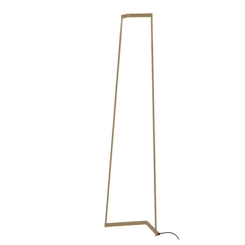 Lámpara de pie Mantra Minimal grande LED aluminio dorado 3000 regulable IP20 180cm 7286