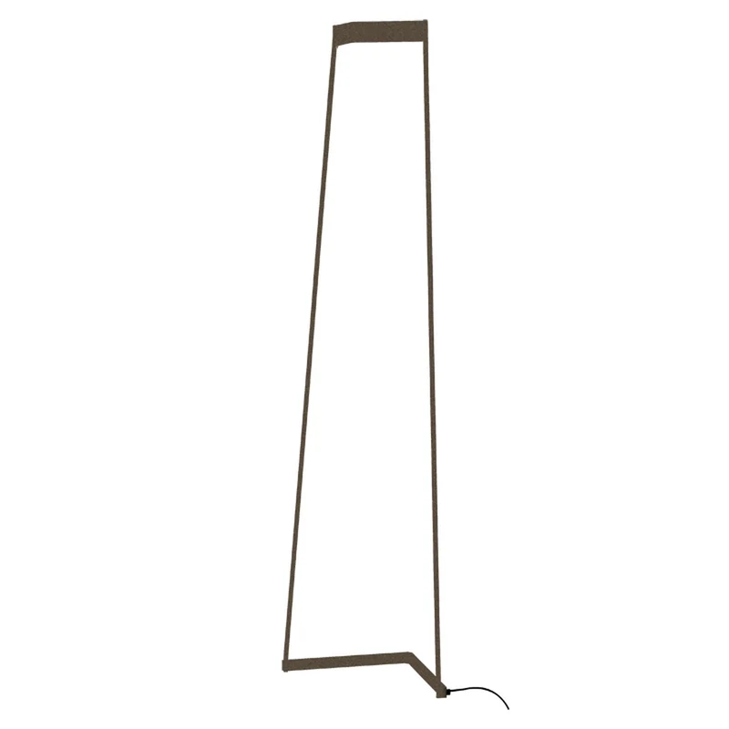 Lámpara de pie Mantra Minimal grande LED aluminio beige 3000 regulable IP20 180cm 7443