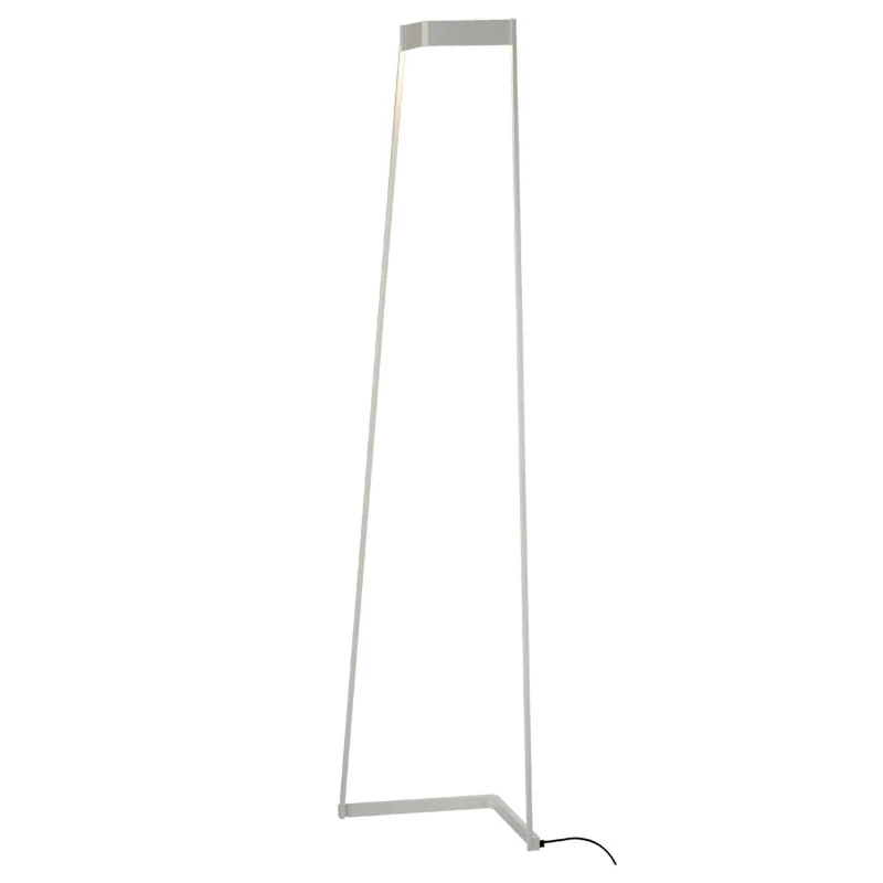 Lámpara de pie Mantra Minimal grande LED aluminio blanco 3000 regulable IP20 180cm 7440