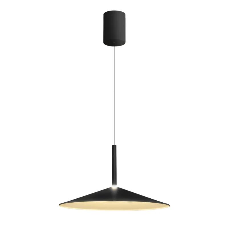 Lámpara de techo Mantra Calice grande LED aluminio negro 3000 IP20 Ø48cm 7891