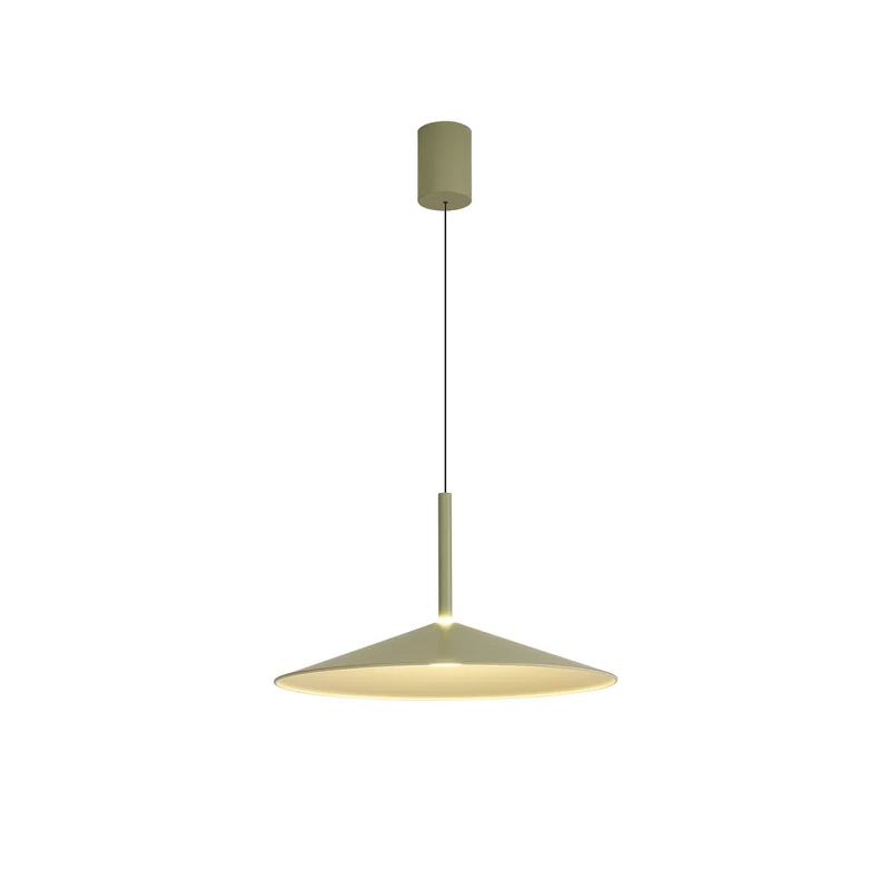 Lámpara de techo Mantra Calice grande LED aluminio verde 3000 IP20 Ø48cm 7898
