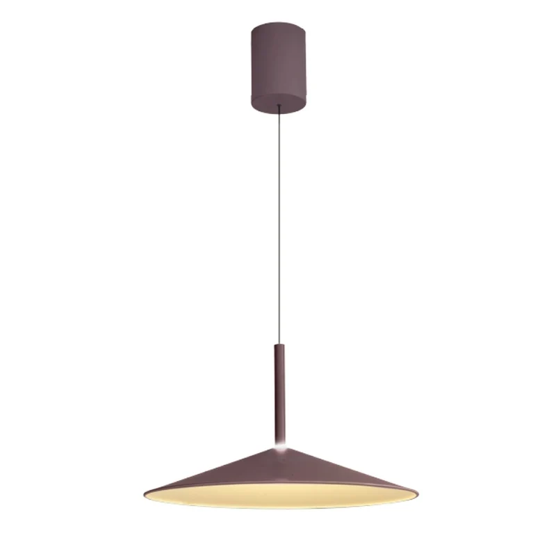 Lámpara de techo Mantra Calice grande LED aluminio marrón 3000 IP20 Ø48cm 7892