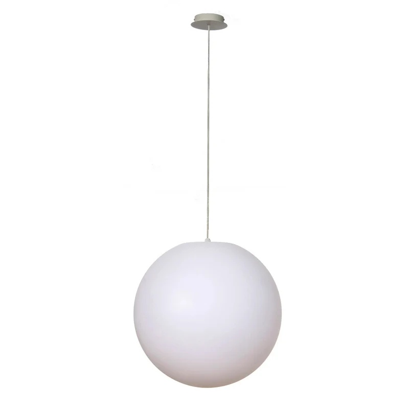 Luminaria Mantra Avoriaz aluminio blanco IP44 Ø50cm 1399