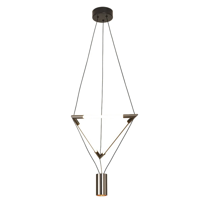 Lámpara de techo Mantra Electra LED aluminio negro 3000 IP20 150cm 8533