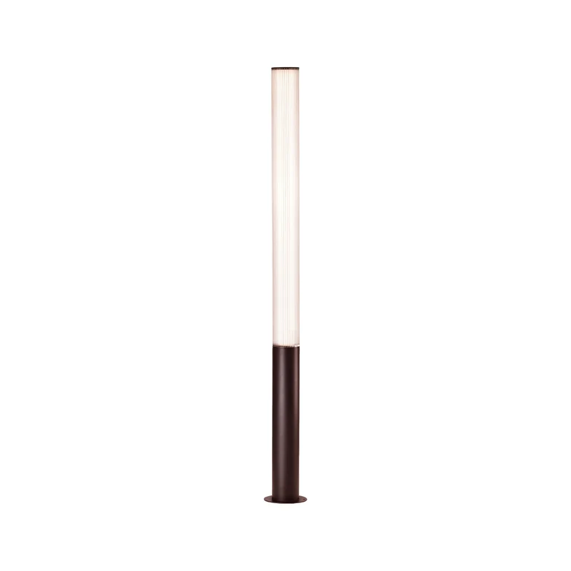 Baliza de exterior Mantra Gant grande LED aluminio marrón 3000 IP65 Ø16cm 9282