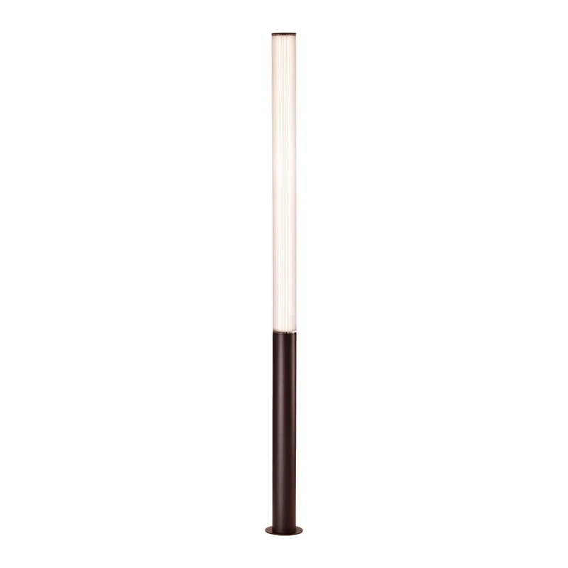 Baliza de exterior Mantra Gant grande LED aluminio marrón 3000 IP65 Ø16cm 9279