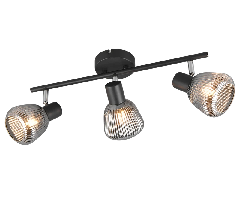Regleta de focos Tarifa Trio negro 3 luces 862800332