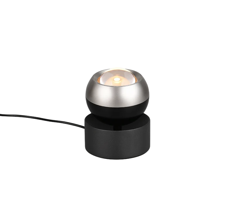 Lámpara de sobremesa Trio Orbit LED níquel mate táctil regulable 2300+3000+4000K 544410107