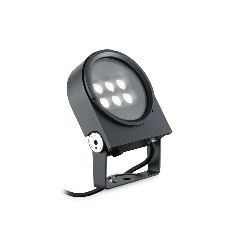 Proyector de exterior Ideal Lux Ulex antracita LED 15W IP65 13cm