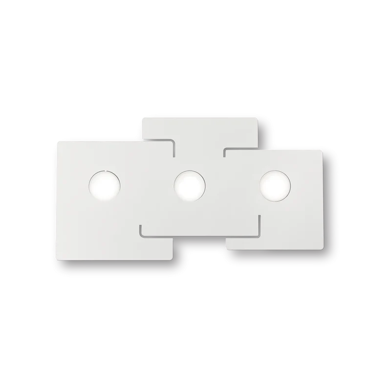 Aplique de pared Ideal Lux Totem blanco 3 luces 45W 64cm
