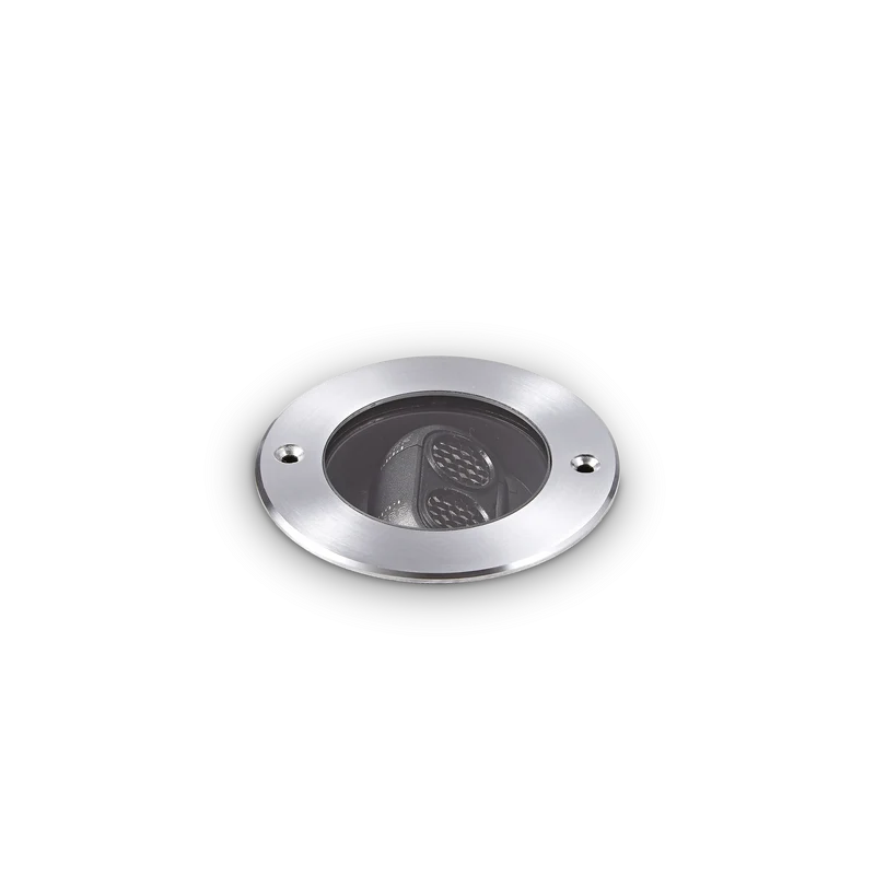 Empotrable de exterior Ideal Lux Taurus acero LED 6W IP67 17,5cm