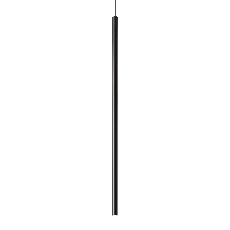 Lámpara colgante Ideal Lux Look negro LED 12W 3000K regulable Ø6cm