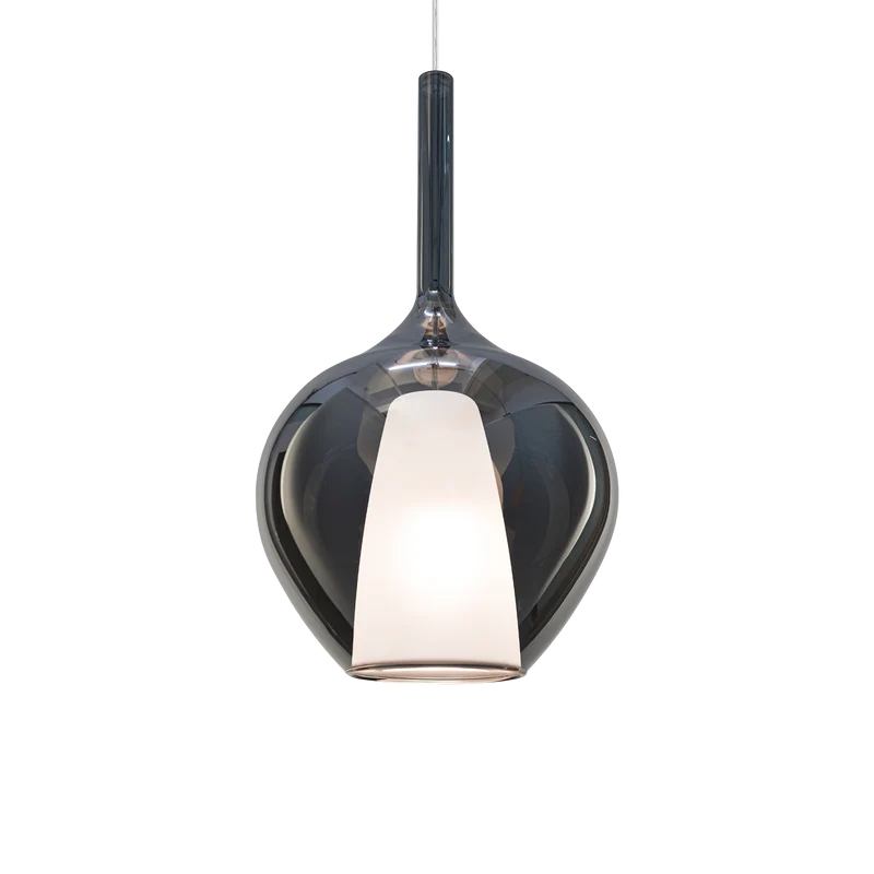 Lámpara colgante Ideal Lux Kalique fumé 42W Ø28cm
