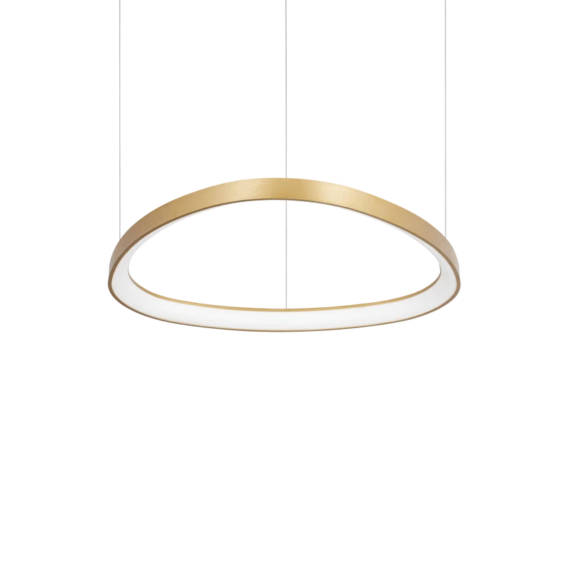 Lámpara colgante Ideal Lux Gemini latón LED 47W 3000K 61cm