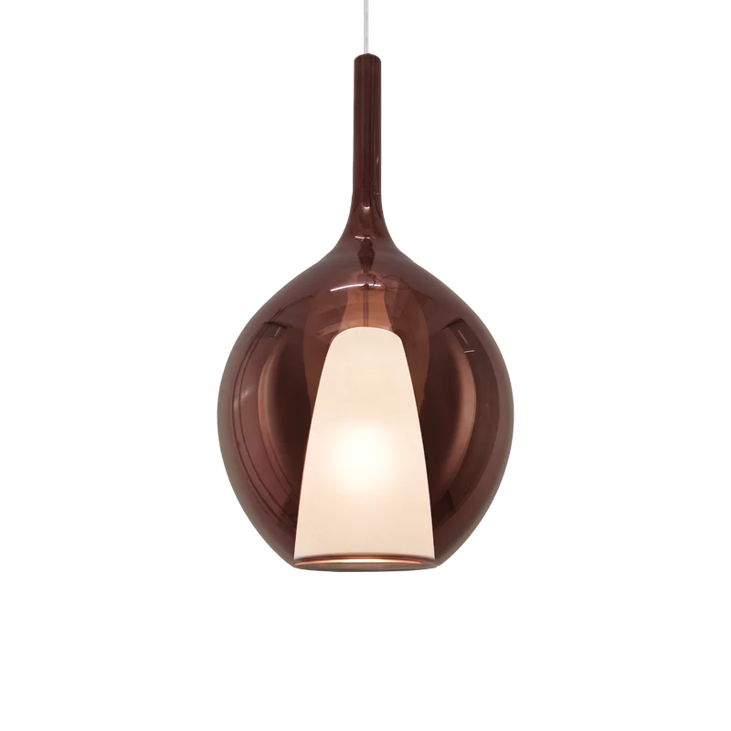 Lámpara colgante Ideal Lux Kalique cobre 42W Ø28cm