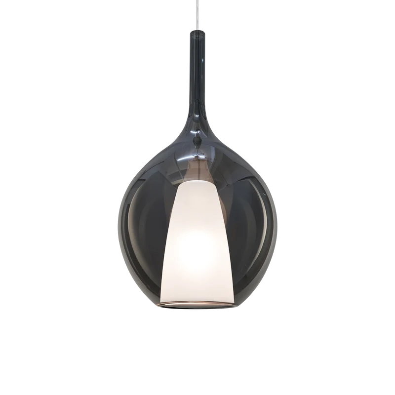 Lámpara colgante Ideal Lux Kalique fumé 42W Ø28cm