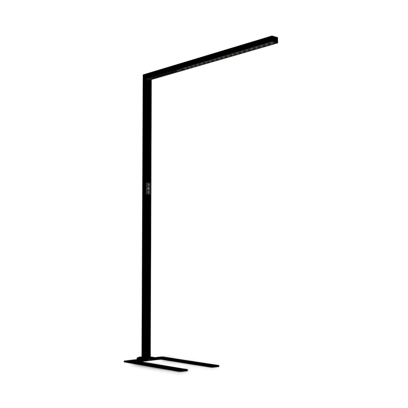 Lámpara de pie Ideal Lux Comfort negro LED 76W 2700K regulable 197cm